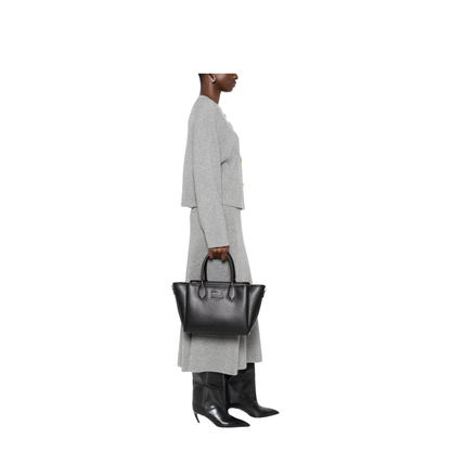 Medium Shopper Bag with Palmellato Finish - Image 5