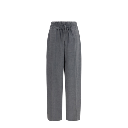 Wool Pants With Elasticated Waist - Image 1