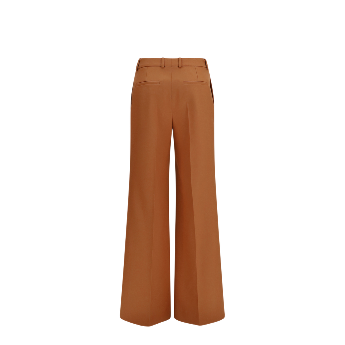 High Waisted Flared Cotton Pants - Image 2