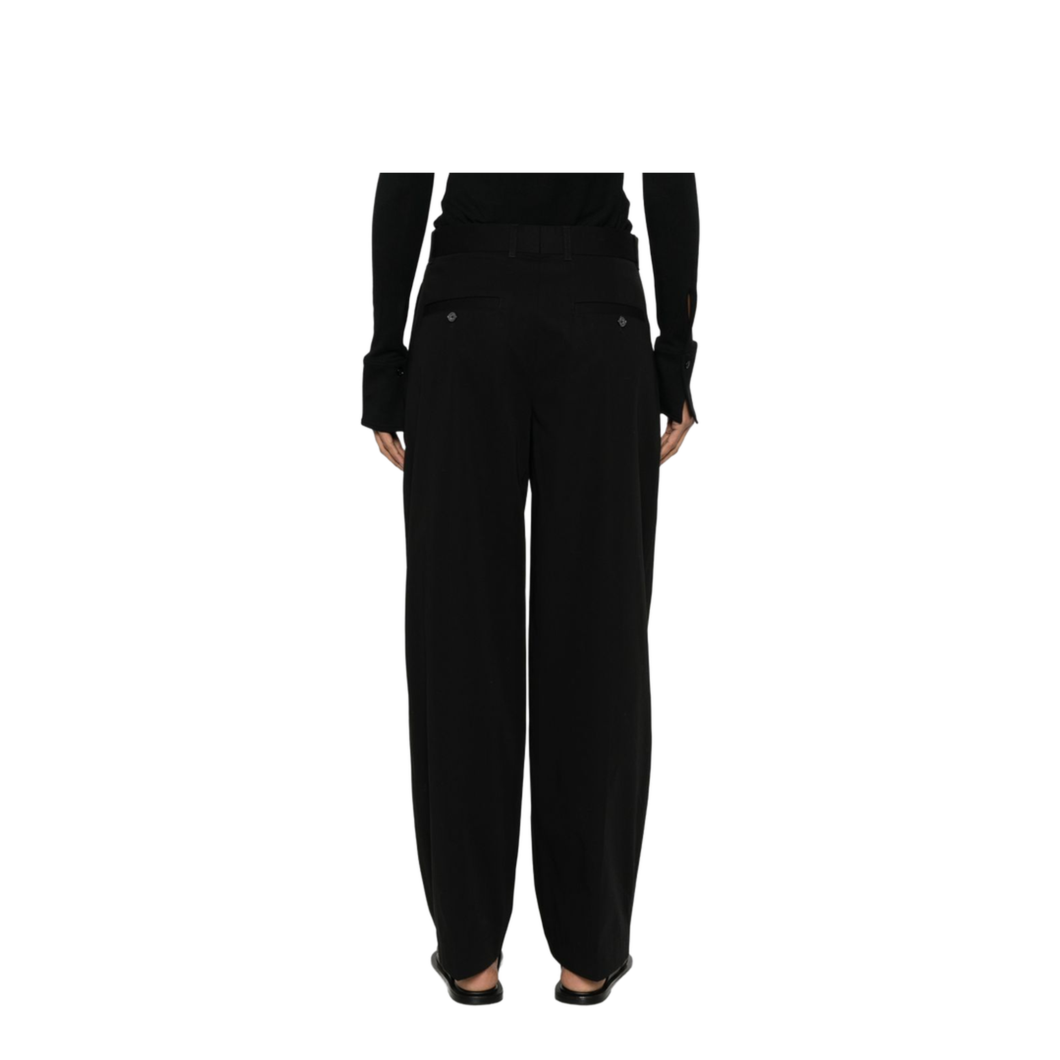 Cropped Suit Trousers - Image 5