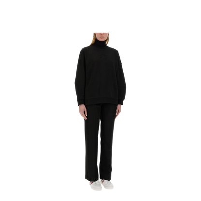 Black Cotton Oversize Sweatshirt - Image 4