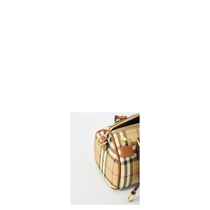 Mini Check Bowling Bag - Image 4