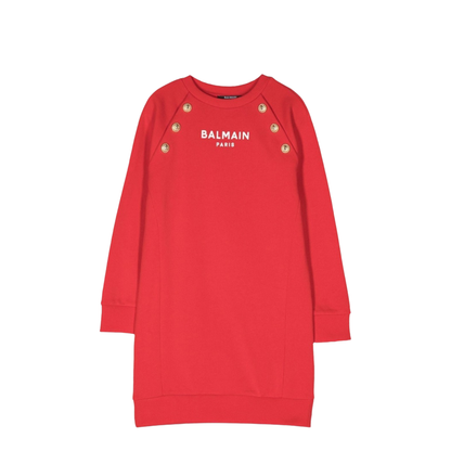 ml sweatshirt dress logo and buttons - Image 1