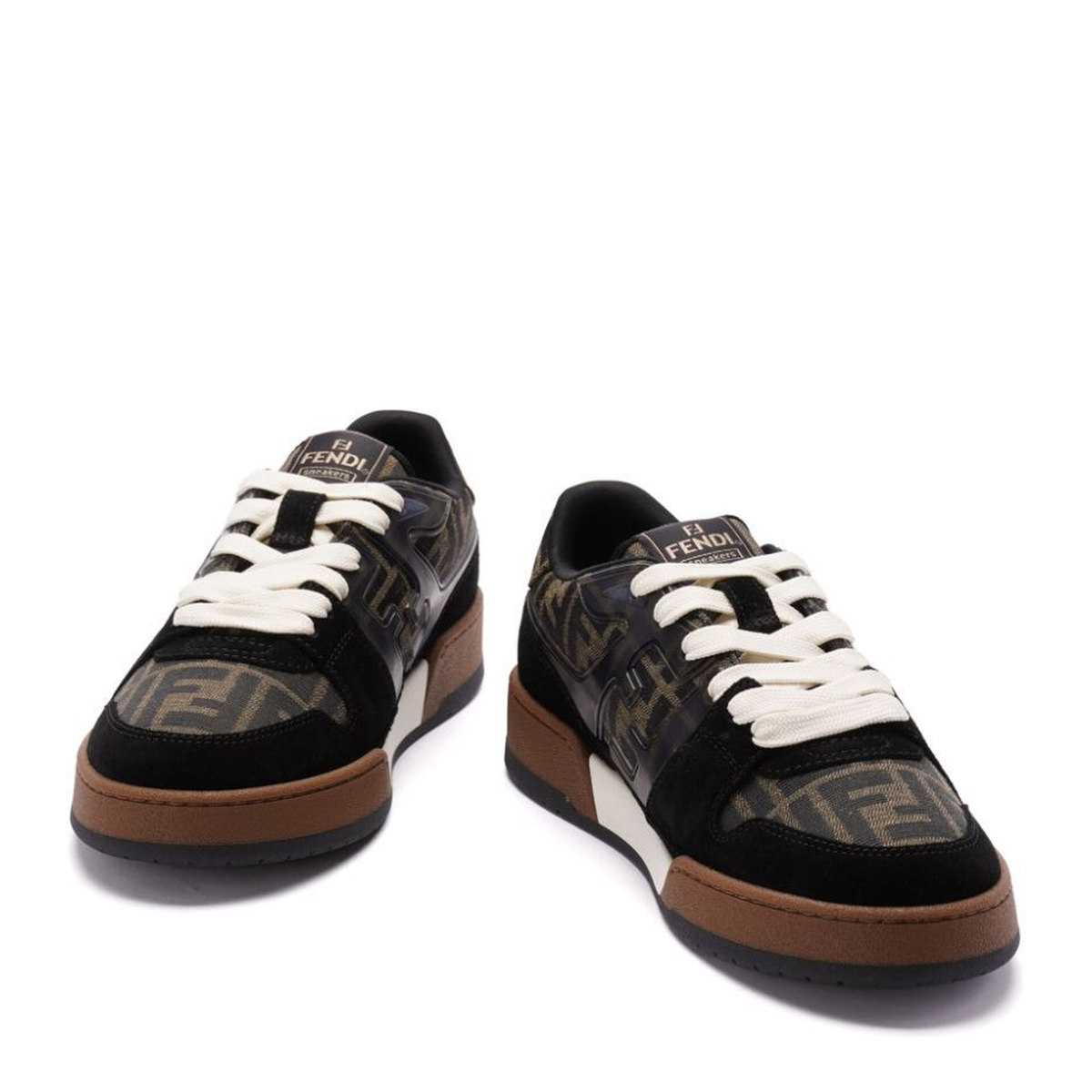 Match Sneaker in Black/Tabacco FF Jacquard - Image 2