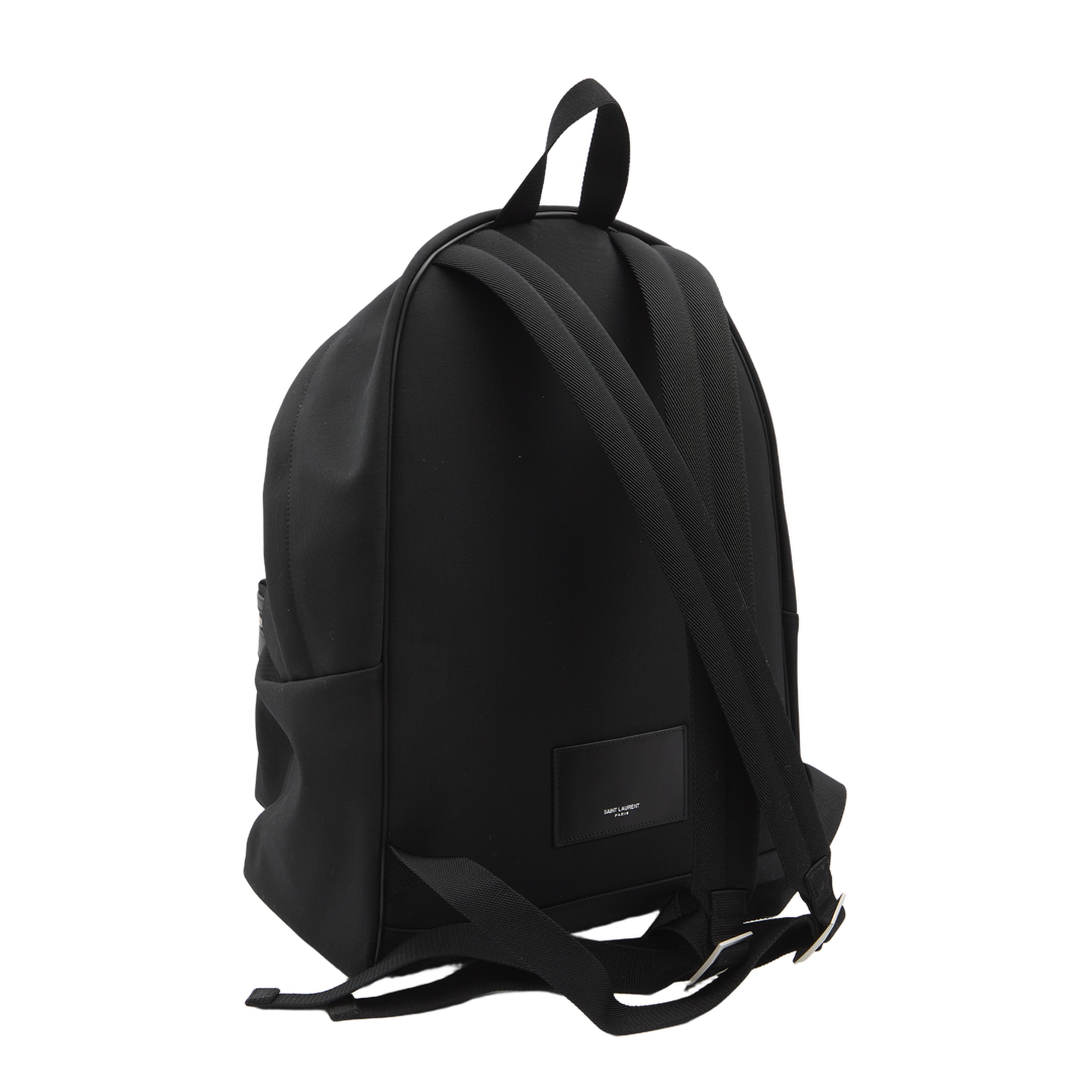 City Canvas, Nylon And Leather Backpack - Black - Image 2
