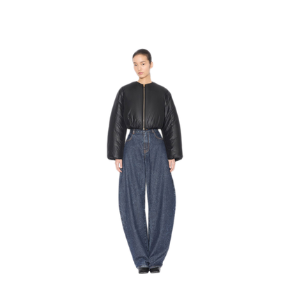 Nylon Pleated Bomber - Image 2