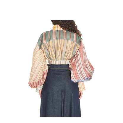 Rebellion Striped Blouse - Image 4