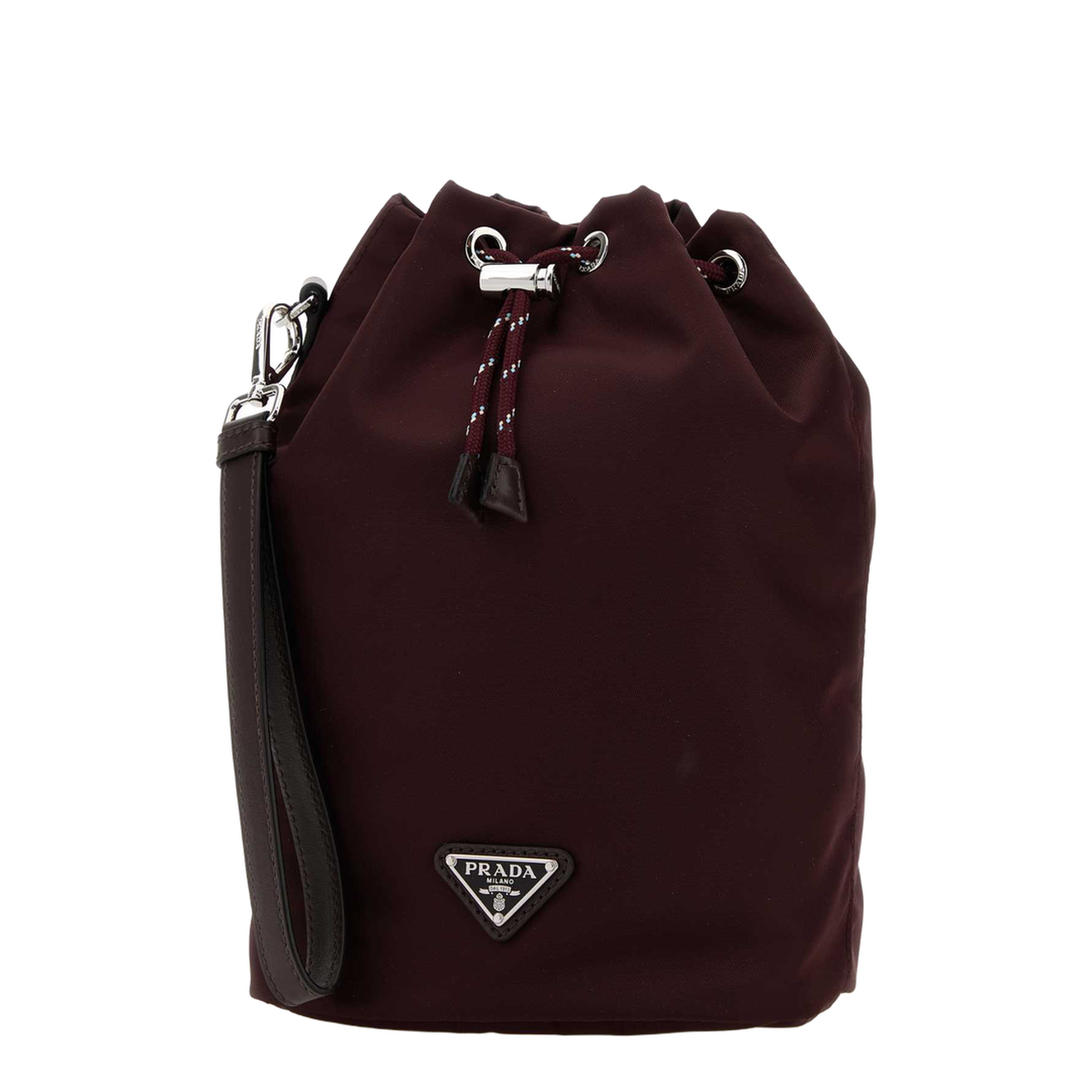 Speedrock Re-Nylon and Leather Pouch - Burgundy - Image 2