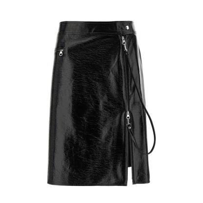 Vinyl Midi Skirt - Image 1