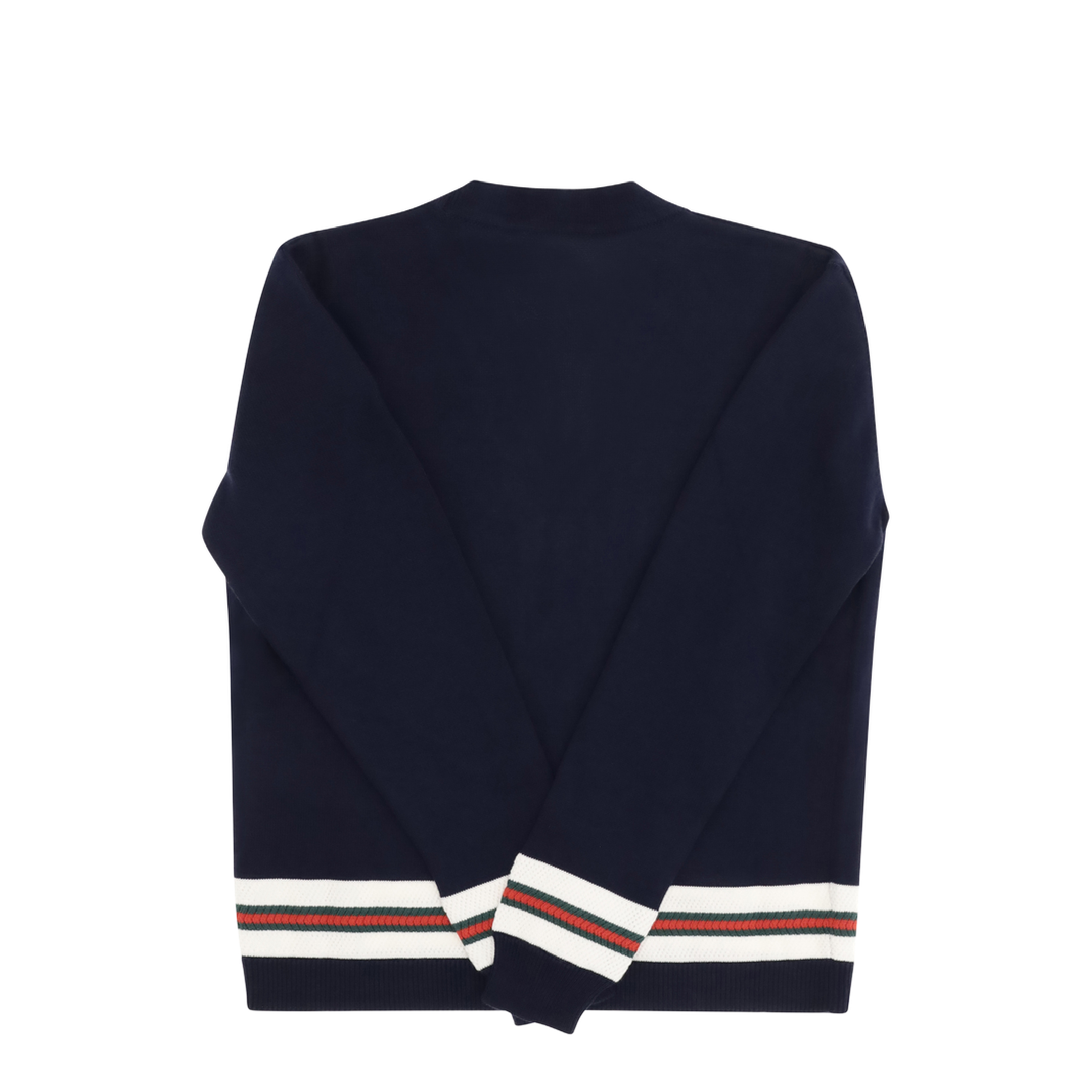 Cardigan with Web Stripes - Image 2