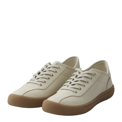 Canvas Sneakers in Viscose and Linen - Image 2