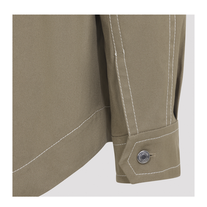 Worker Buttoned Jacket - Image 5