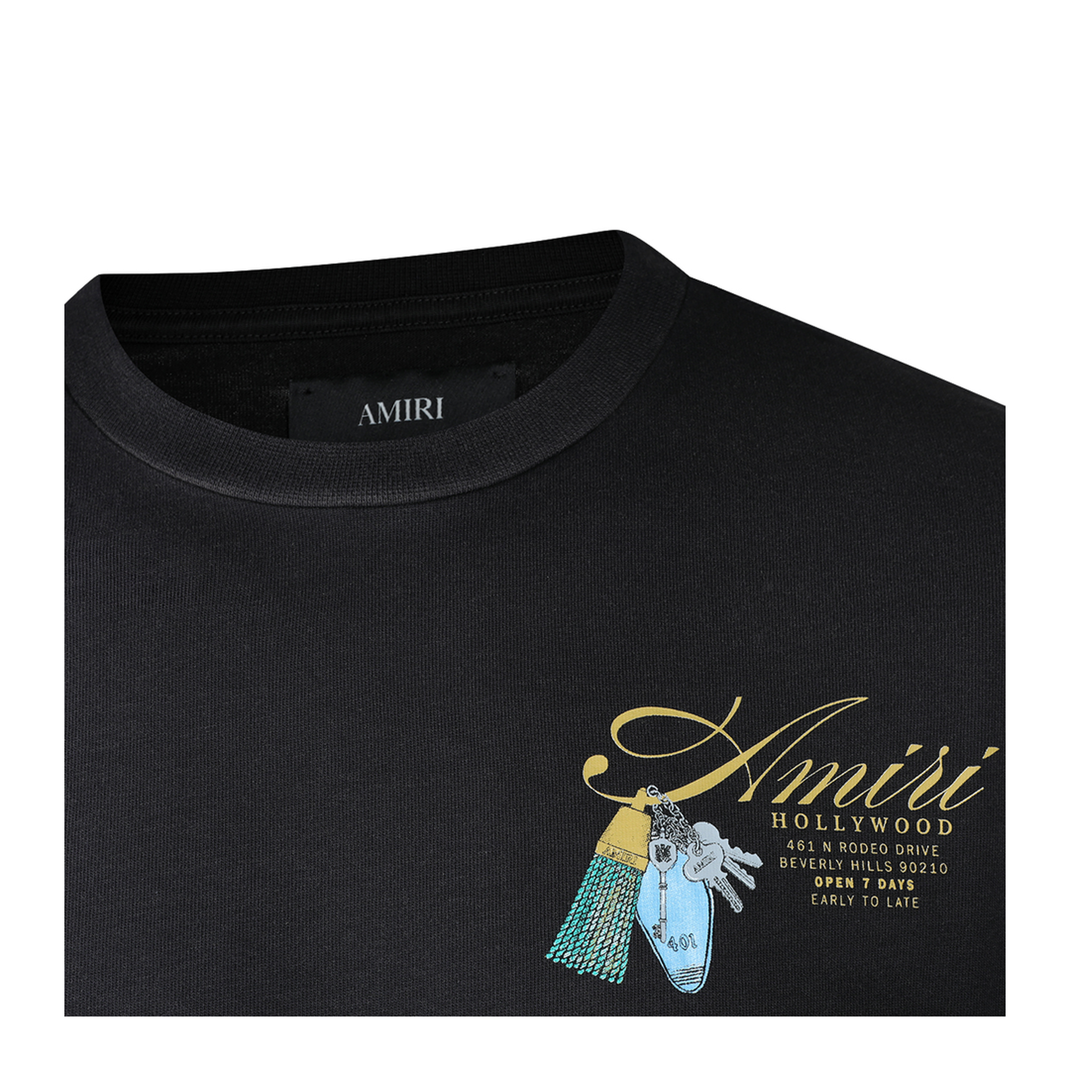 Logo Printed T-Shirts Black - Image 6