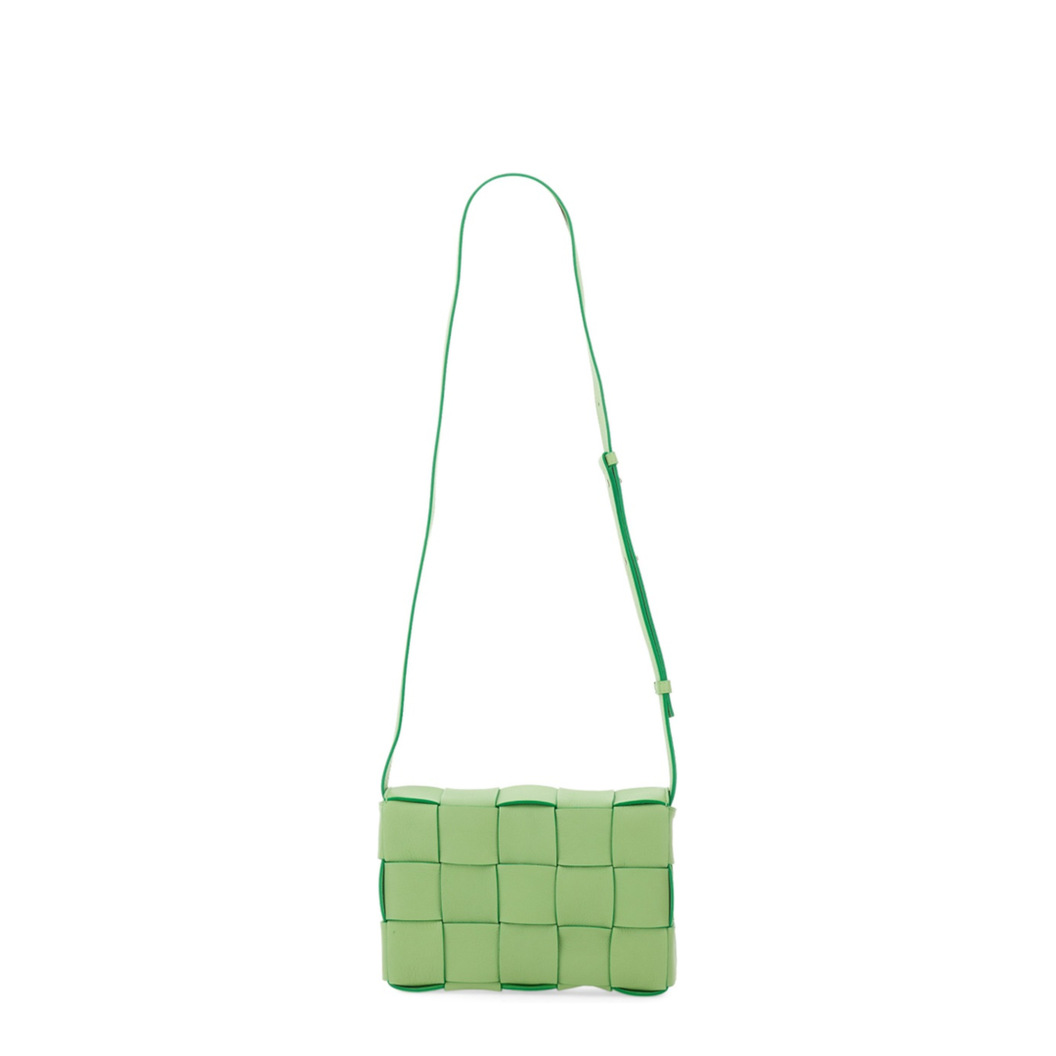 Cassette Calf Leather Crossbody - Pistachio Parakeet - Image 3