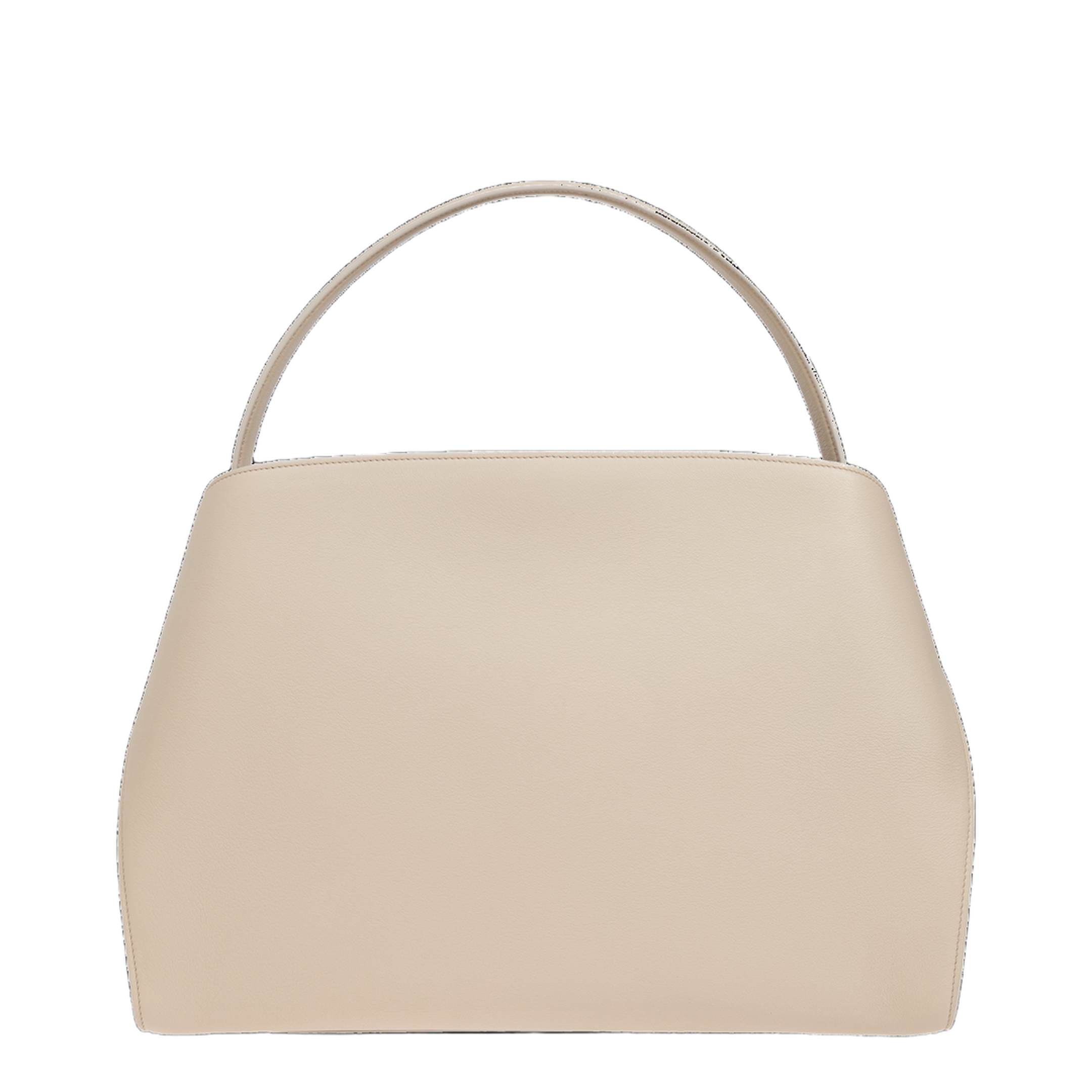 Hug Soft Medium Calfskin Shoulder Bag - Stone - Image 3