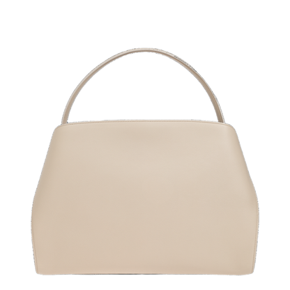 Hug Soft Medium Calfskin Shoulder Bag - Stone - Image 3