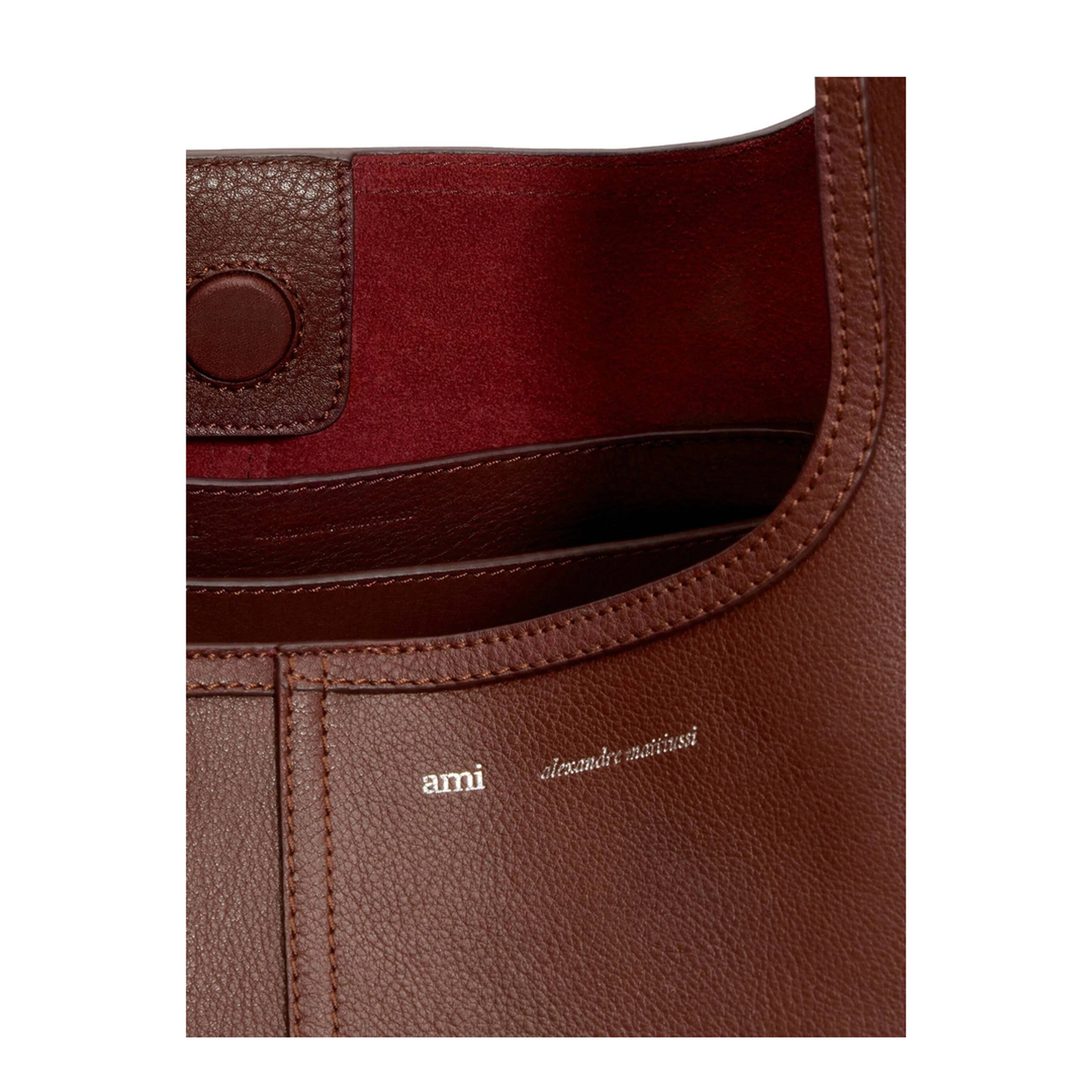 Cherry Burgundy Supple Leather Etienne Hobo Bag - Image 4