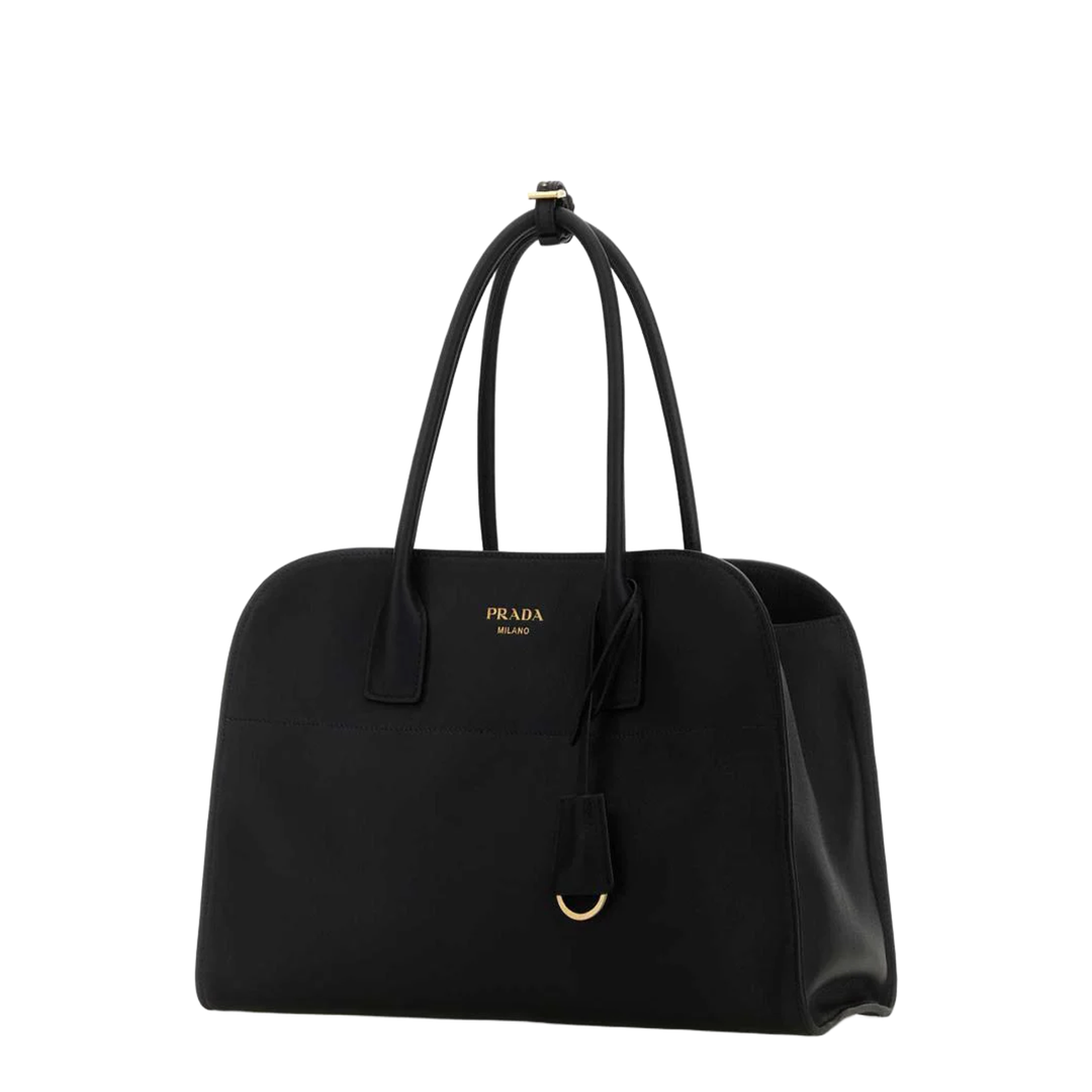 Large Calfskin Tote - Black - Image 2