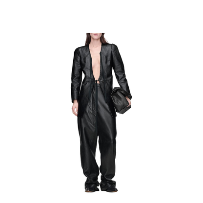 Box Bag Medium Ovine Leather Top Handle Bag - Noir - Image 4