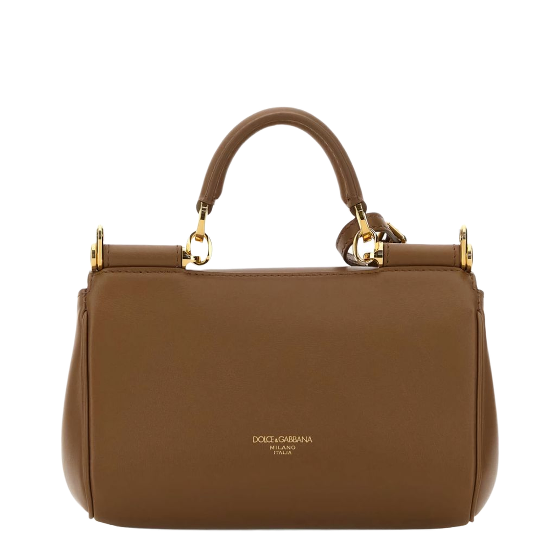 My Sicily Mini Plongé Calfskin Handbag - Brown - Image 3