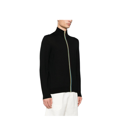 Wool Zipped Cardigan - Image 3