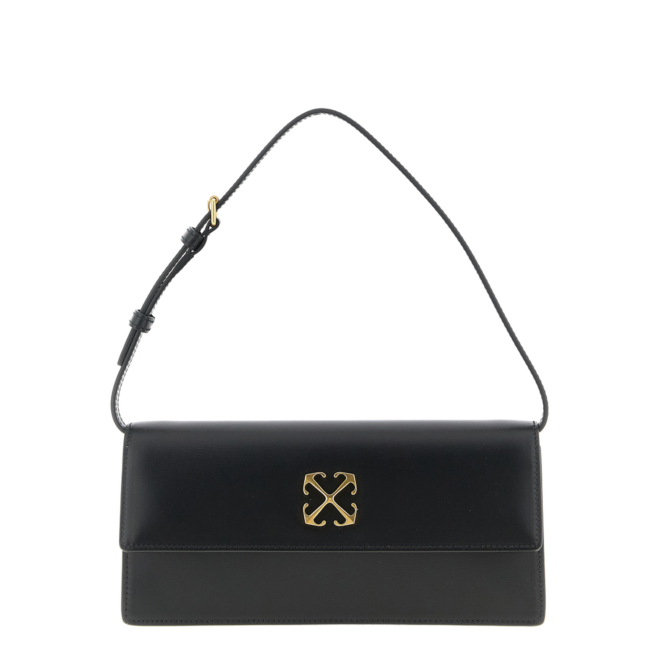 Jitney 1.0 Calf Leather Shoulder Bag - Black - Image 1