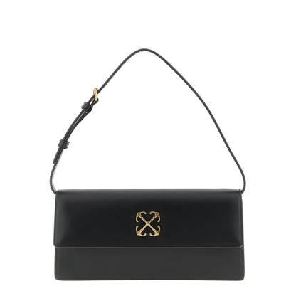 Jitney 1.0 Calf Leather Shoulder Bag - Black - Image 1