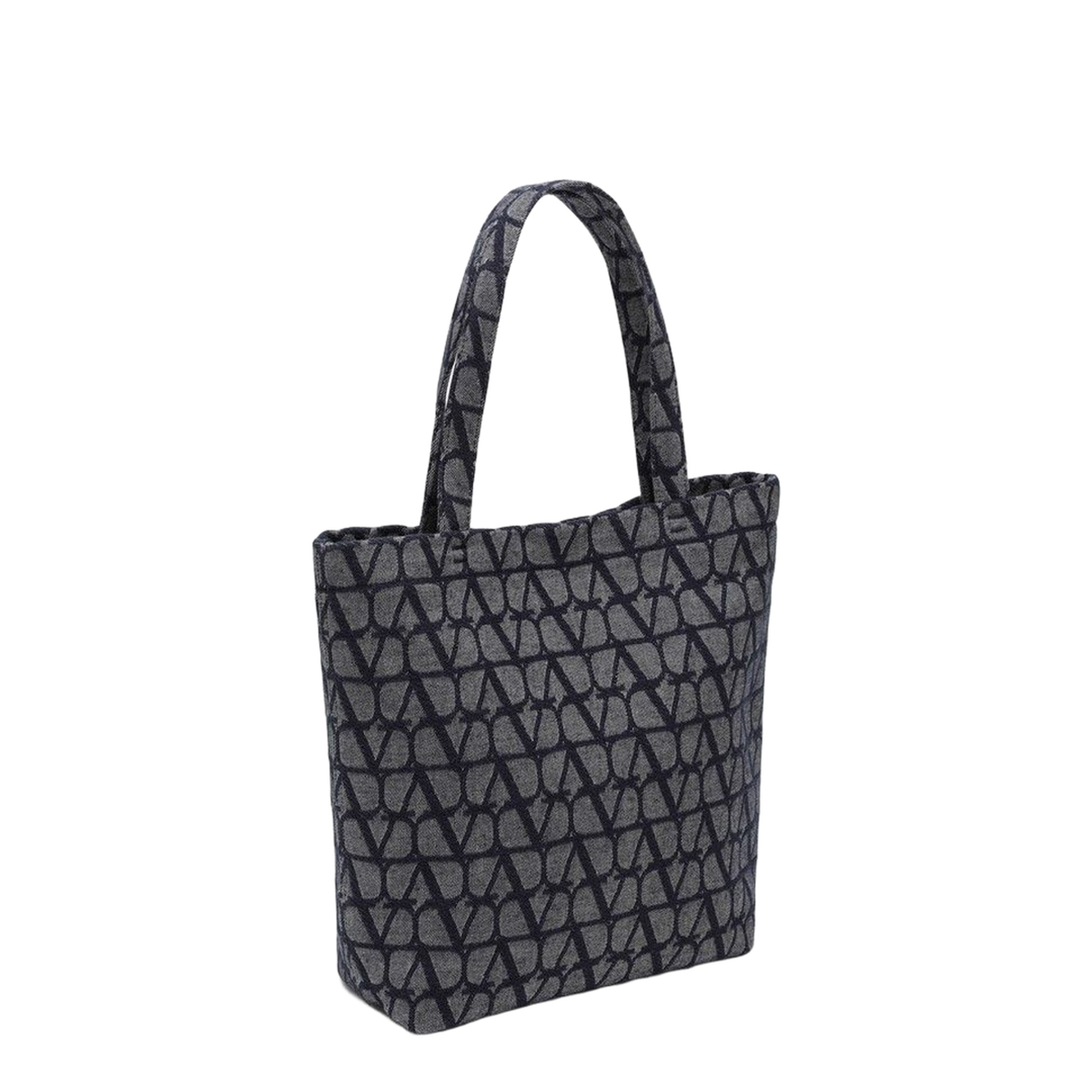 Blue Cotton Tote Bag - Image 4