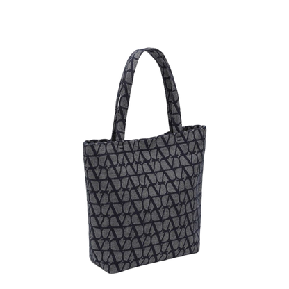 Blue Cotton Tote Bag - Image 4