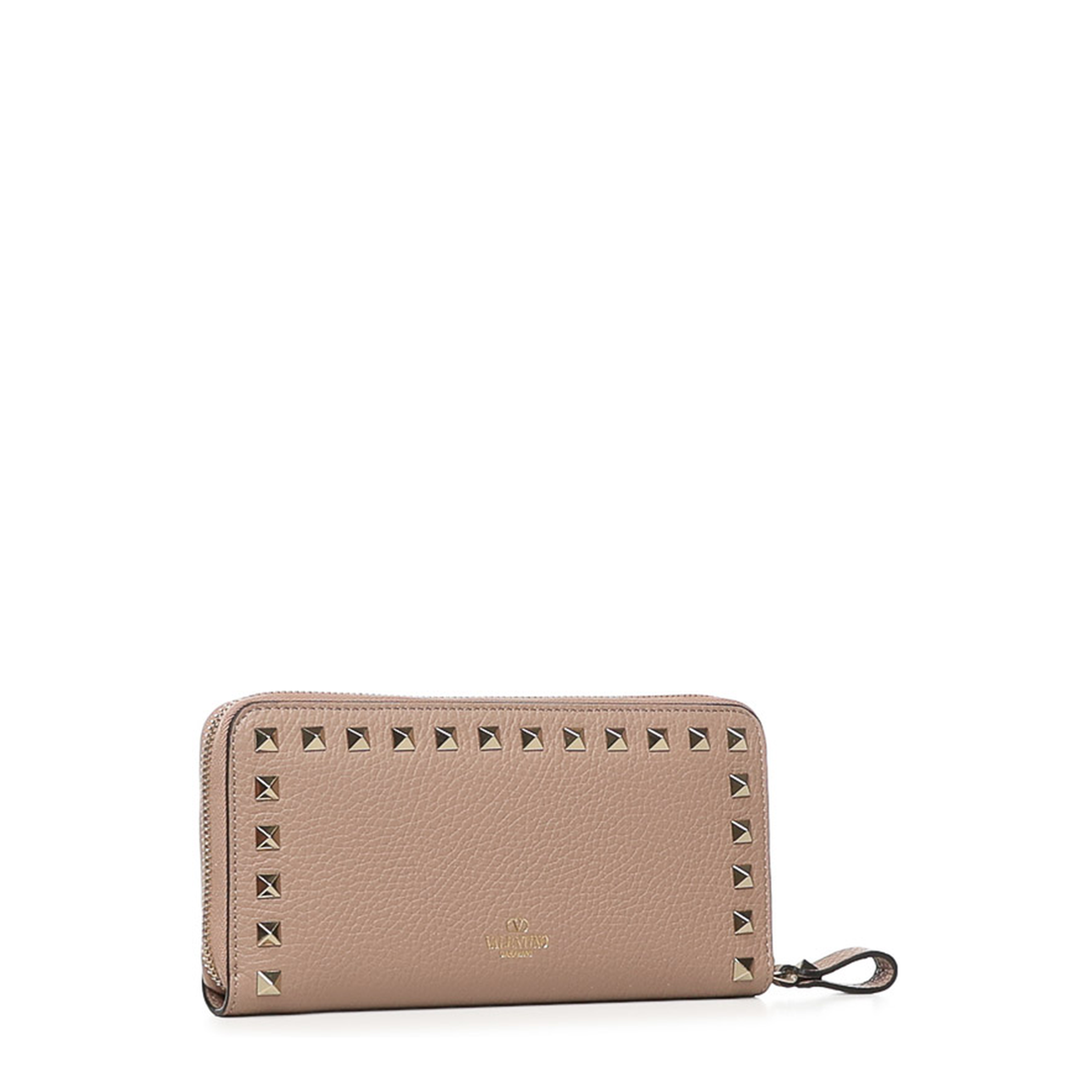 Rockstud Wallet Leather Pink - Image 2