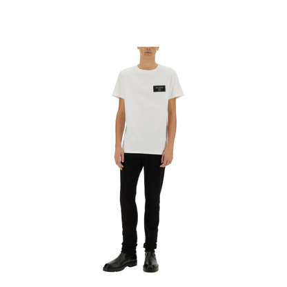 T-shirt with Couture Label White - Image 2