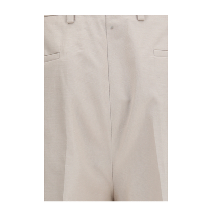 Cotton and Linen Tailored Pants - Image 3