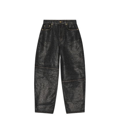 Organic Cotton Denim Jeans - Black - Image 1