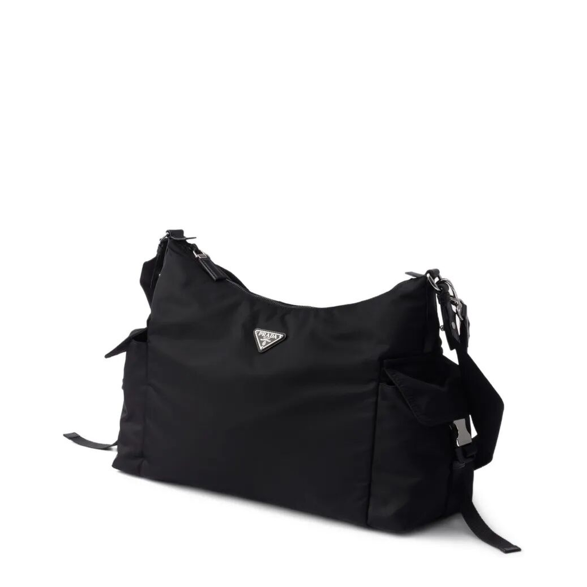 Explore Re-Nylon Hobo Bag - Nero - Image 2