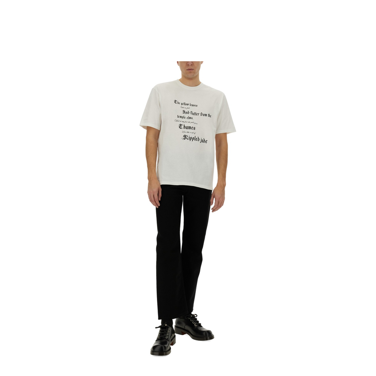 Black Straight Leg Denim Jeans - Image 2