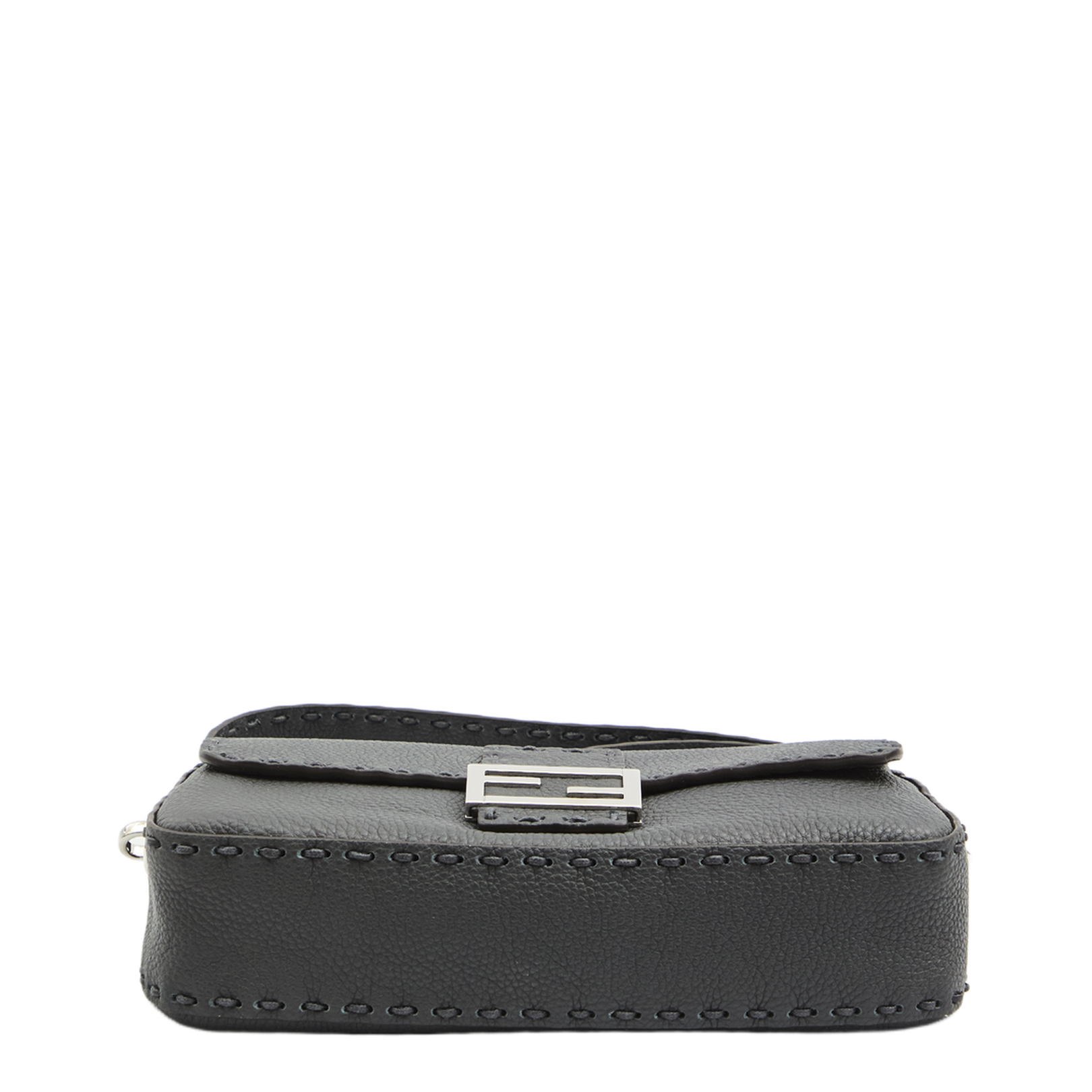 Baguette Bag in Gray Selleria Leather - Image 3