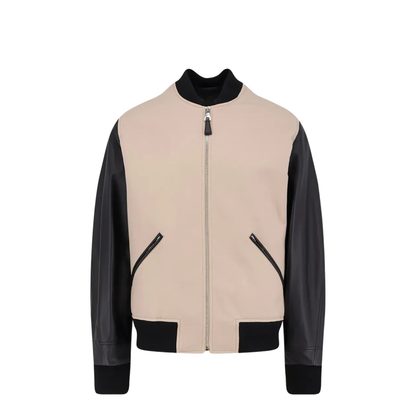 Panelled Bomber Jacket - Image 1