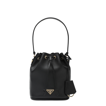 Re-Edition 1978 Mini Leather Bucket Bag - Nero - Image 1