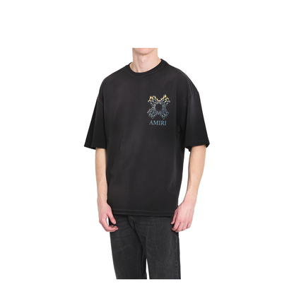 Black Cotton T-Shirt - Image 2