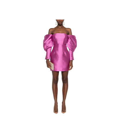 Britt Maxi Dress in Berry Pink - Image 3