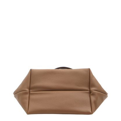 Totissima Large Leather Tote Bags - Brown - Image 3