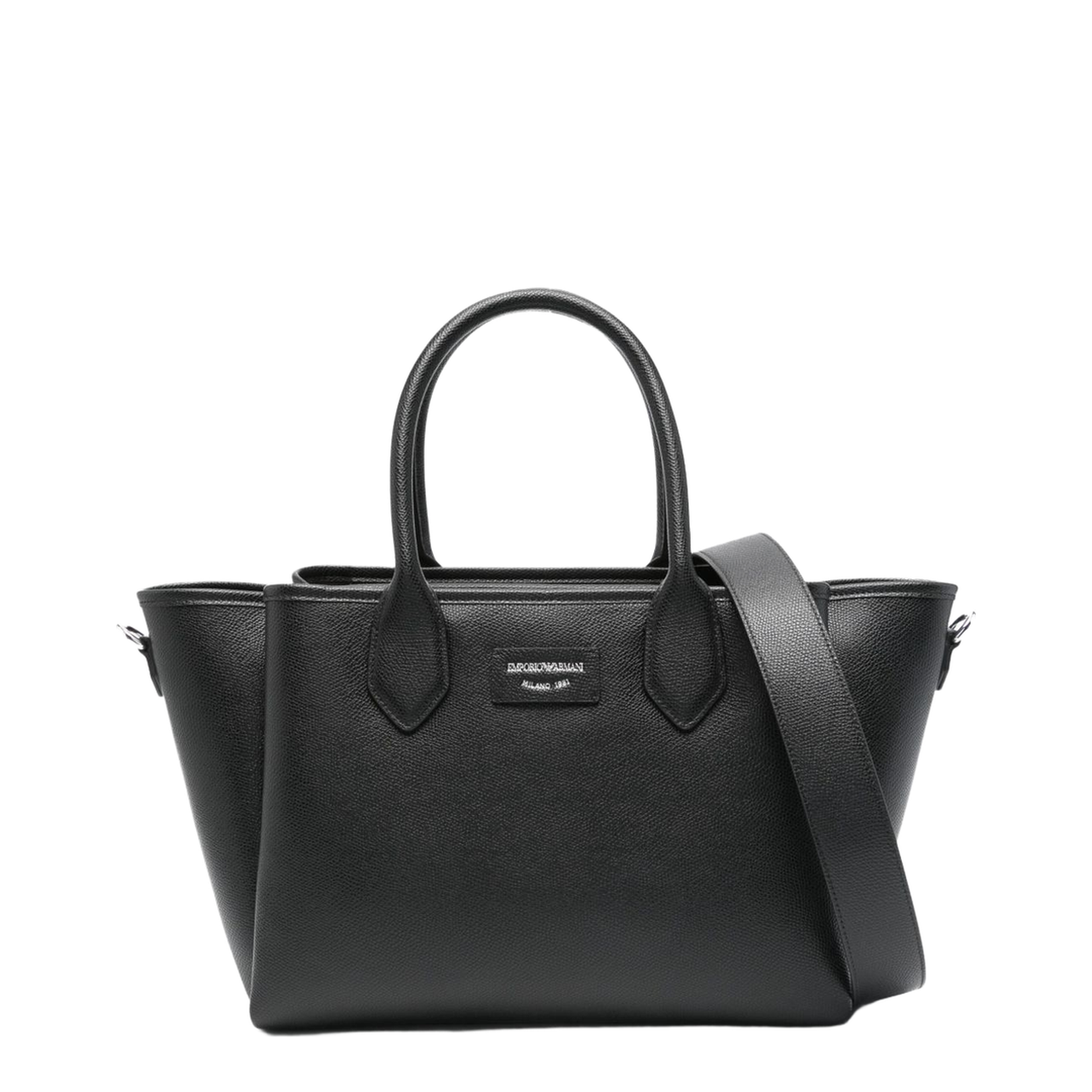 Medium Shopper Bag with Palmellato Finish - Image 1