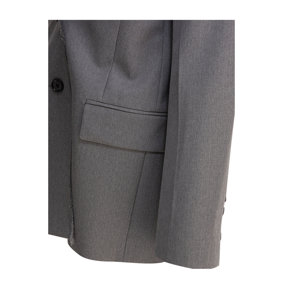 Raw Lapel Blazer - Image 4