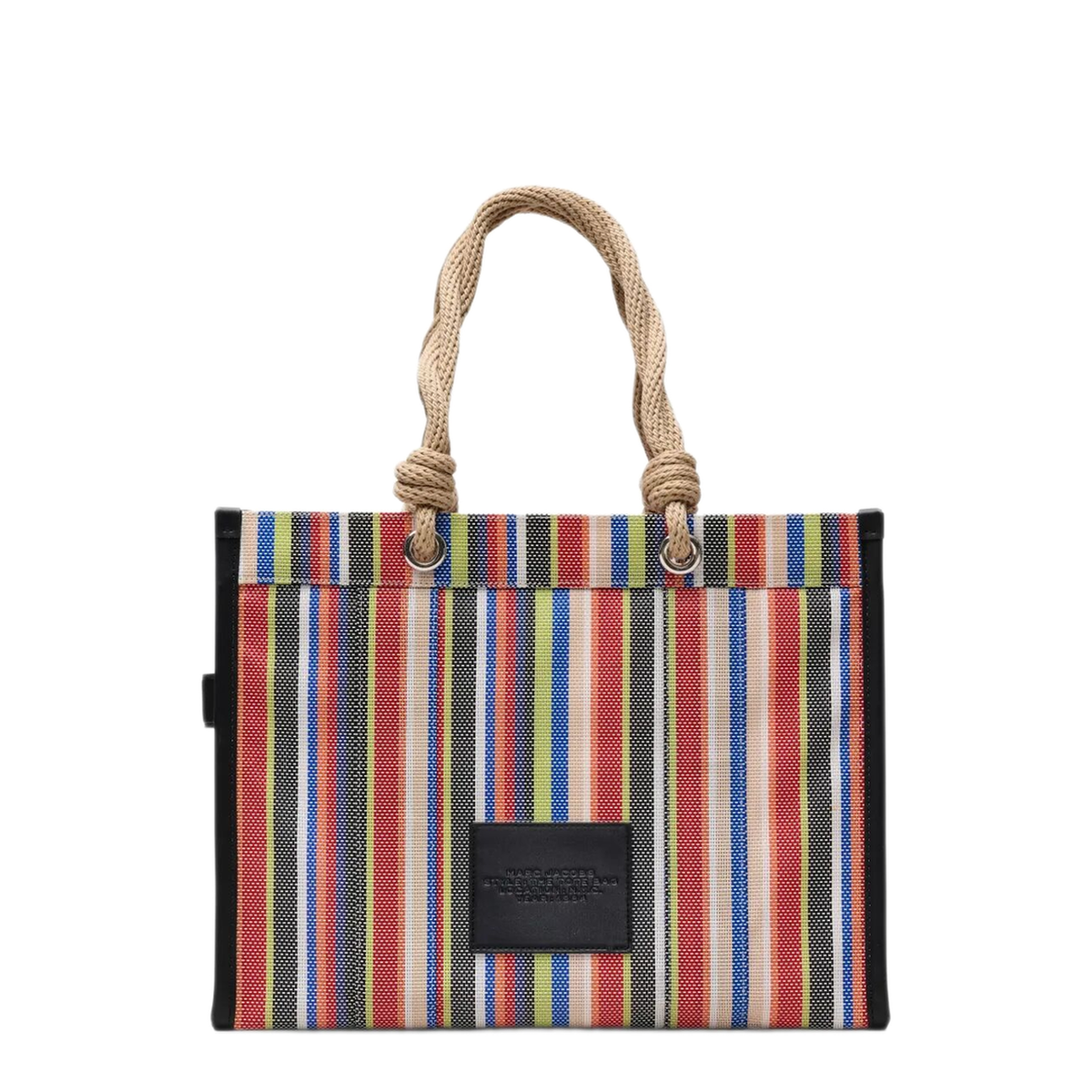 Large Mesh Tote Bag - Red Multi - Image 2