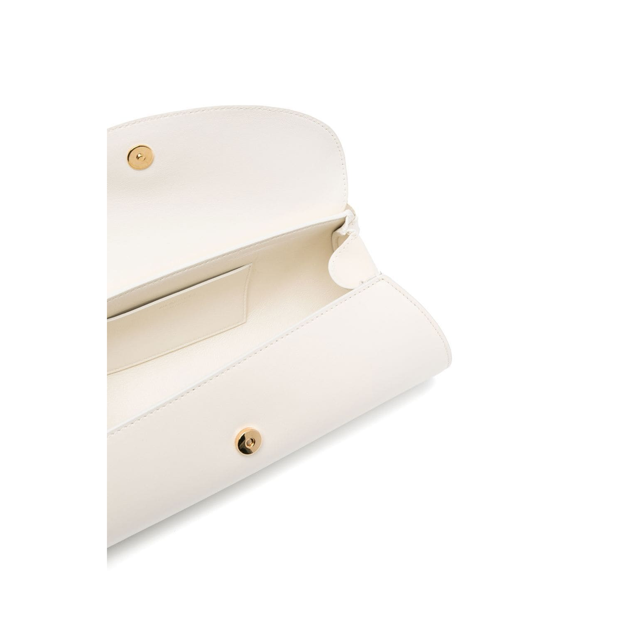 Cannolo Small Calfskin Shoulder Bag - Eggshell - Image 3
