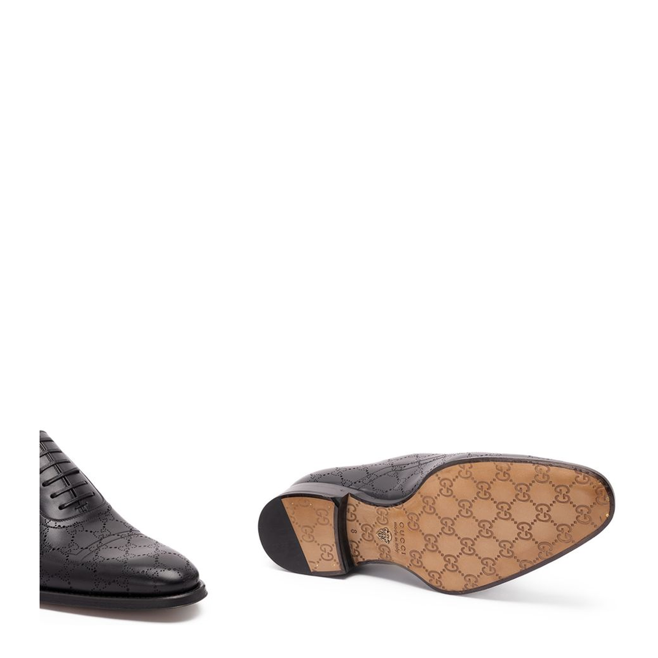 Lace-Up Shoe With Lasered Gg - Image 3