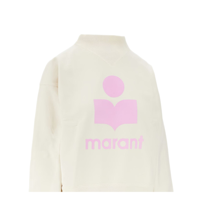 Ecru Mock Neck Sweatshirt - Image 2