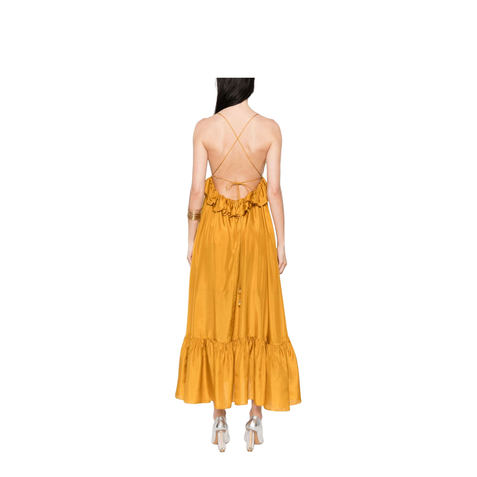 Silk Maxi Dress - Image 4