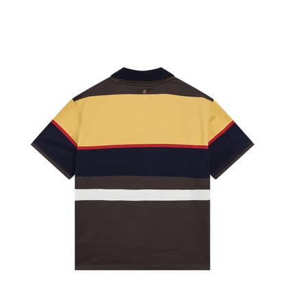 Men's Multicolor Striped Cotton T-Shirt - Image 2