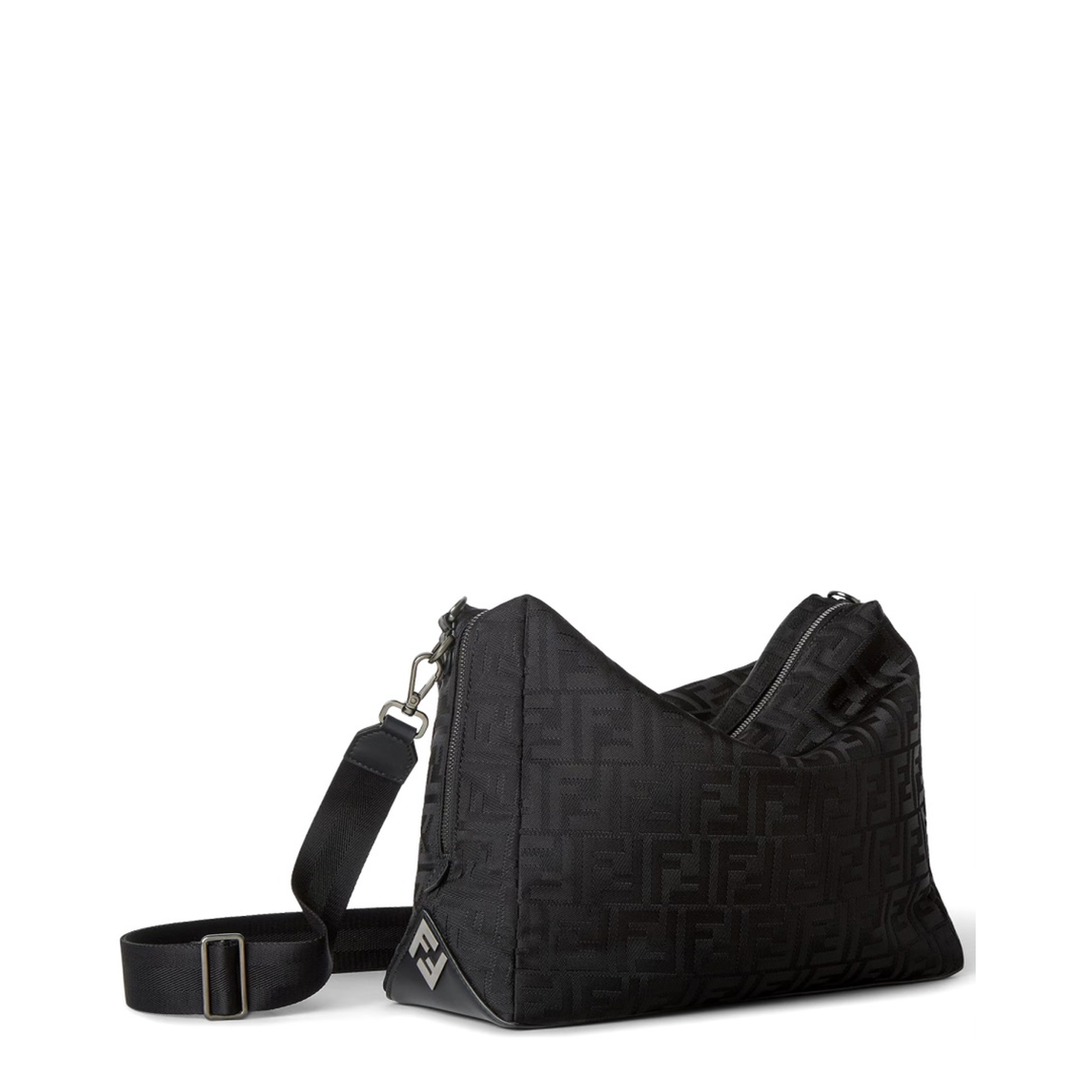 Large Fabric Black Bag - Image 2